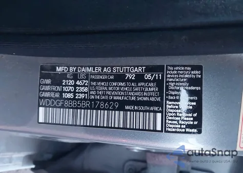 2011 Mercedes-Benz C 300 Sport 4Matic from USA, damaged, VIN WDDGF8BB5BR178629